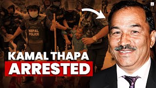 When the police dragged Kamal Thapa to the street... #nepalshow