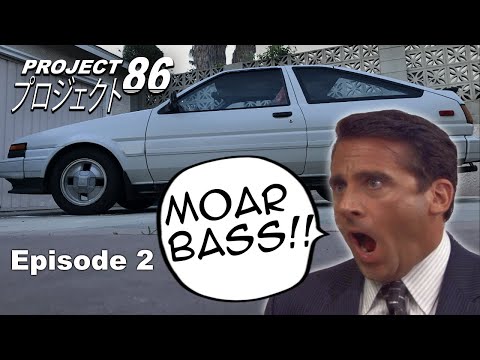 The AE86 gets more BASS - Rockford Fosgate Subwoofer Install - Project 86: Episode 2