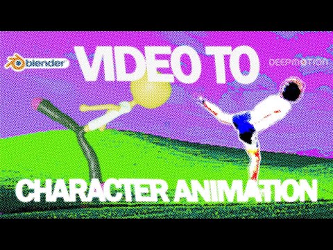 HOW TO MAKE CHARACTER ANIMATION FROM VIDEO IN BLENDER