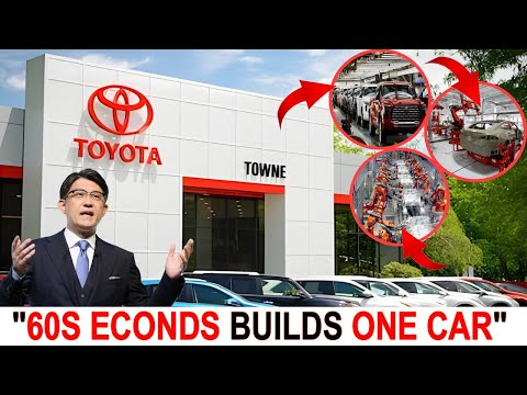 Toyota s World Biggest Factory ,60 Seconds Builds One Car!