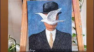 that one goes viral on tik tok!#artist #processart #tiktokart #abstractexpressionism