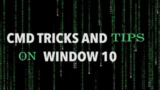 CMD Tricks