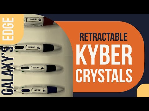 Retractable Kyber Crystals Pens