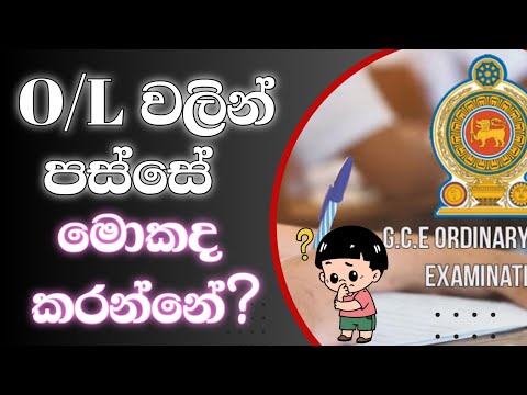 What you should do After O/L Exam | Path for Jobs after O/L | Options after O/L