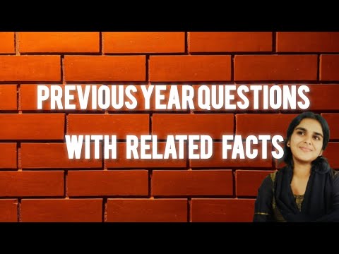 PYQ with related facts for 10th level exams