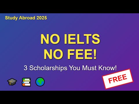 NO IELTS • NO APPLICATION FEE!