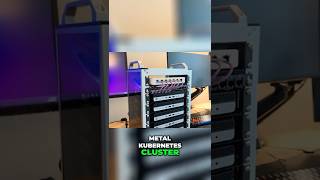 Mini Server Rack Kubernetes Cluster & PoE Switch! #kubernetes #serverrack #homelab