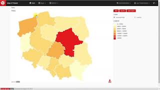 Data geographical visualization tool