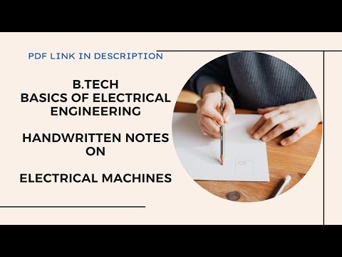 Electrical Machines |B.Tech Basics of Electrical Engineering (BEE) Handwritten Notes|