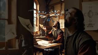 Da Vinci’s Drone #leonardodavinci  #inventions  #flyingmachines  #DroneAnimation  #brightpark-c