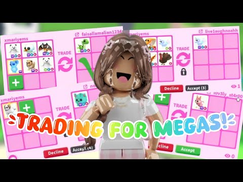 I spent ONE WEEK Trading for MEGAS! 🌈💖