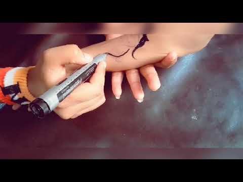 Tattoo on hand for the child to make them happy