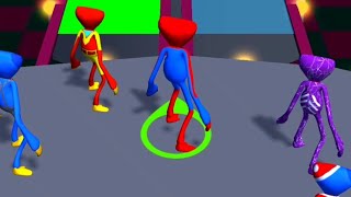 HUGGY WUGGY vs SQUID GAME Poppy Run 3D #shorts