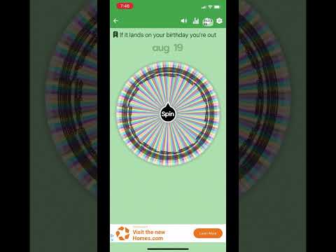 If it lands on your birthday you’re out pt.7