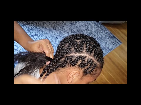 Braiding my 8-year-old