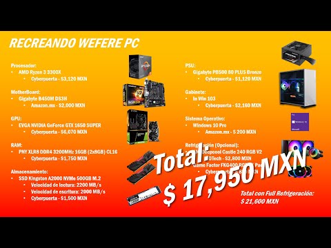 WEFERE PC - HAZLA TÚ MISMO - ALTERNATIVAS POR $25MIL