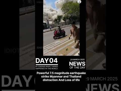 Earthquake Myanmar #horror #earthquake #viralnews #news #thailand #myanmar #distruction  #upnews