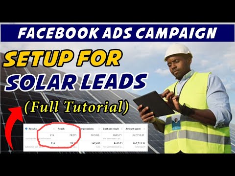 facebook ads for solar leads | how to generate solar leads on facebook | [Comlete Tutorial]