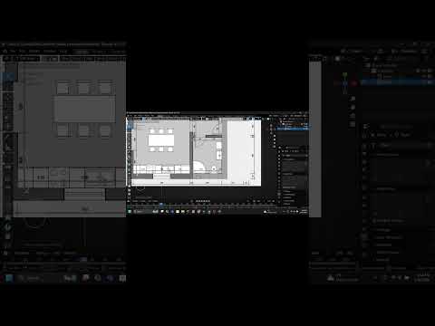 ArchViz in Blender for beginners 3D modeling from scratch part 16 #archviz  #b3d #3dvisualization
