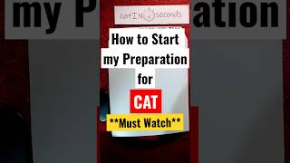 Preparation for CAT MBA exam 2023 | How to Start | **MUST_WATCH** | #catexamfullcourse