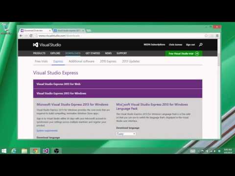 How to install Visual Studio Express 2013 for Windows (see update below)