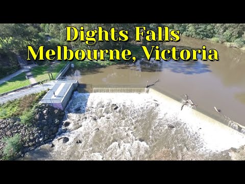 Dights Falls Melbourne Victoria - Drone Testing