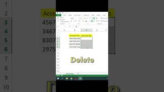 Excel Trick For Data Privacy #excelshorts