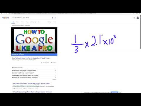 How to conduct a google search on google for advanced users and idiots