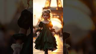 🪄 Bab Glamour in a Fairytale Runway Spectacle #shorts #cute #ai #Fashion#shortvideo @PetiteHearts