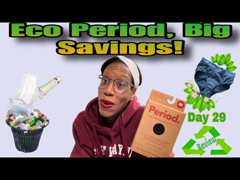Eco Meets Aunt Flo! My Reusable Period Panties Review! #periodcare #review #ecofriendly