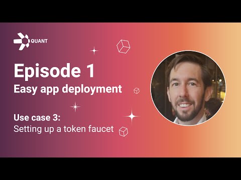 Overledger Showcase – Season 1, Episode 1, Part 3: Setting up a token faucet.