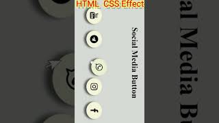 HTML CSS Effect #Social icon Hover ,  css hover | coding for beginners
