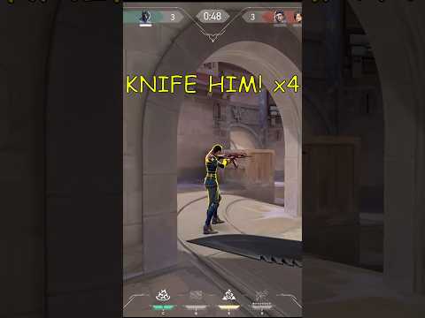 He threw the round by doing this...