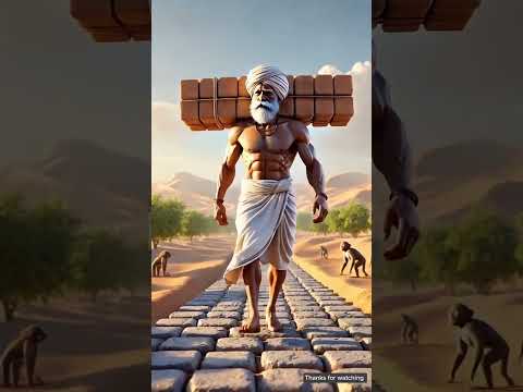 Farmer and Monkey Build a House in the Desert… Then THIS Happens! #shorts