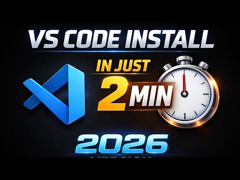 VS code installation 2026 in Hindi 🔥 - Setup step by step . #vscode#2026#codings#programmers#cse 
