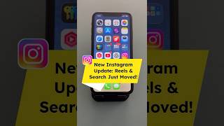 New Instagram Update: Reels & Search Just Moved! 🔥📱 #shorts #iphone #instagram