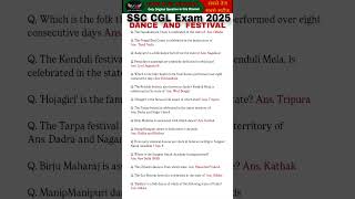 SSC CGL Exam Analysis 2025 |21 Sept SSC CGL Exam review| Important Dance and Festival SSC CGL 2025