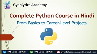 Complete Python Course in Hindi | Learn Python from Basics to Advanced with Projects