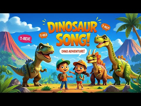 Dinosaur Song | Fun Dinosaurs Song | Dinosaurs Dance Party Song For kids