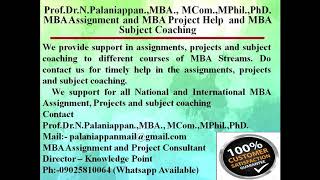 MBA Assignment Help Hyderabad