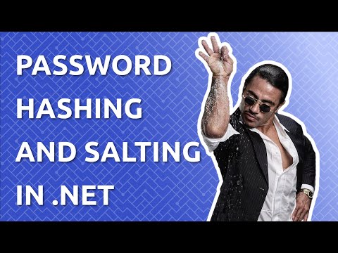 Password Hashing and Salting in .NET C#