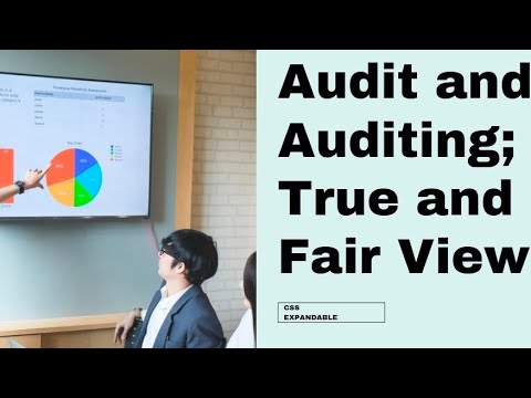 Audit and Auditing: True and Fair View #css_accountacy