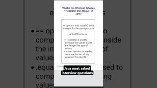 #java #javaprogramming #javainterviewquestions #javaprojectsforbeginners #javadeveloper #trending