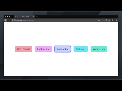 Focus Ring Utilities – What's new in Tailwind CSS