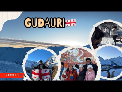 Snowball fight , dance & fun : adventure and exploring GUDAURI , Georgia !