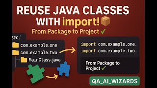 📦 Java Packages Explained: How to Reuse Classes from Different Packages Using import