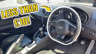 CHEAP AND EASY INTERIOR MODIFICATION ON MY MK2 AUDI TT