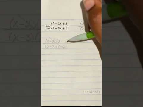 How to Solve Limits | Factoring Limits - #shorts #shortsvideo #maths #education