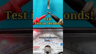 LED Test in Seconds! 🔥 Analog Multimeter Trick