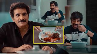 Ravi Teja & Rao Ramesh Ultimate Telugu Food Scene || Telugu Movies || Kotha Cinema